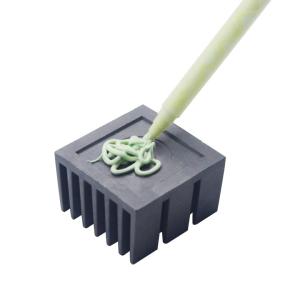 China High performance Heat Resistant Cooling Gel silicone Gap Filler Thermal Putty conductive for Power CPU GPU on sale
