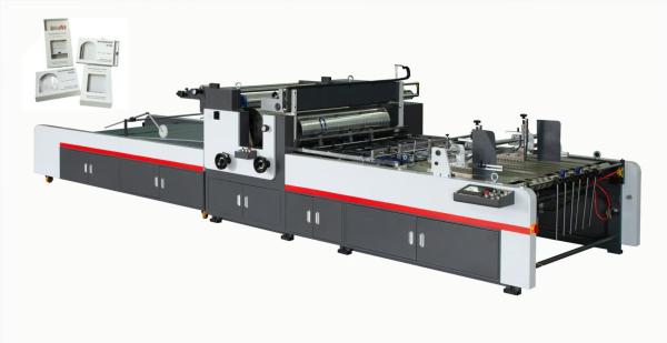 Cheap SINO JIGUO TC-1100C Automatic Window Patching Machine With Corner Cutting & Creasing Machine V Cutting Max. Working Speed 4500s/h, Flat Max Working Speed 10000s/h for sale