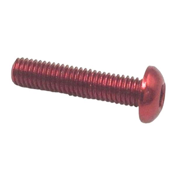 Cheap M8 M6 Ti Gr5 Red Color Titanium Hex Hexagon Socket Round Head Screw for sale