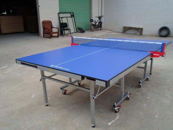 Cheap MDF Top And Edge Free Single Folding Ping Pong Table , Easy To Store Rackets And Balls for sale