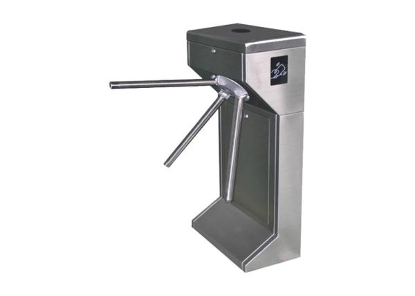 Cheap Intelligent Tripod Turnstile Gate , Single / Bi-Direction Security Turnstile Gate for sale