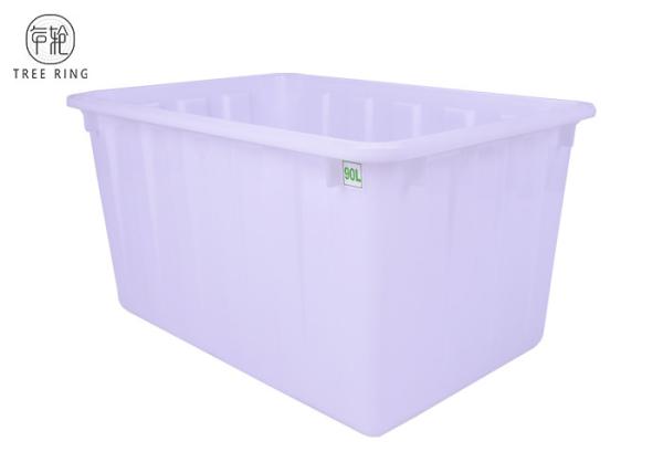 Cheap Large Rectangular Plastic Bin Boxes For Recycled Storage W90 Injection Solid for sale