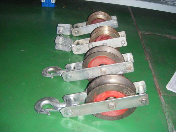 Grounding Wire Cable Pulling Pulley Conductor Stringing Blocks