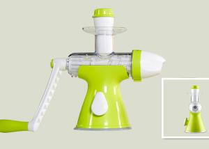 Green Color Frozen Fruit Ice Cream Maker Manual Squeezing Without Additives