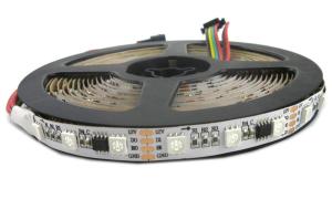 China 5V / 12V Dimmable RGB LED Strip Lights , WS2818 IC Commercial Outdoor LED Rope Lights  on sale