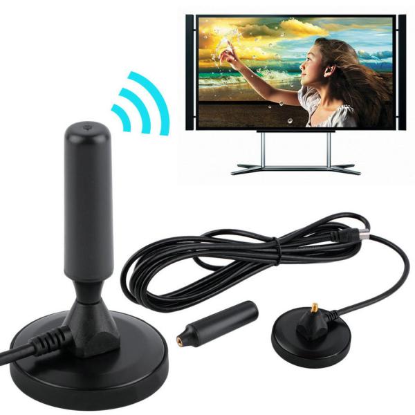 Cheap 30dbi Gain and F or IEC Connect Type Digital Indoor TV Antenna for High Definition TV for sale