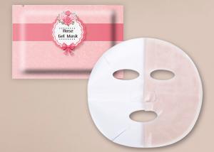 China OEM Natural Essential Oil Anti Aging  Sheet Face Mask / Hydrogel Rose Mask on sale