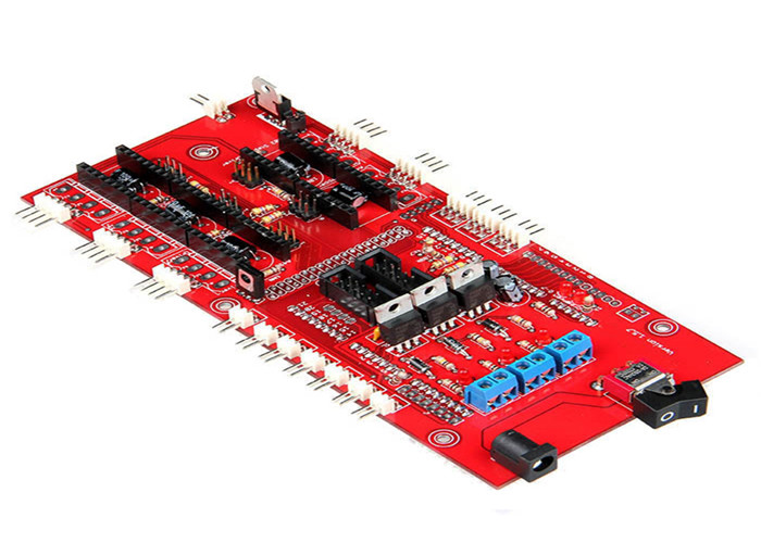 Red 3d Printer Assembly Kit MEGA Controller Board For Stepper Driver Educational Projects