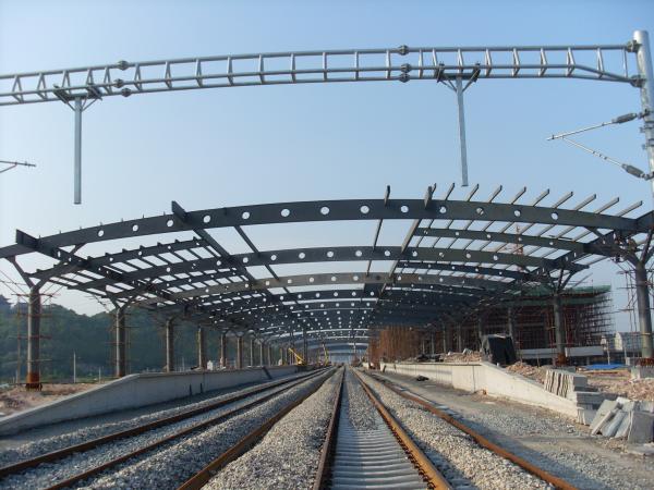 Cheap Railway Station Structural Pre-Engineered Building Rust Proof Painting With 2-4 Layers for sale