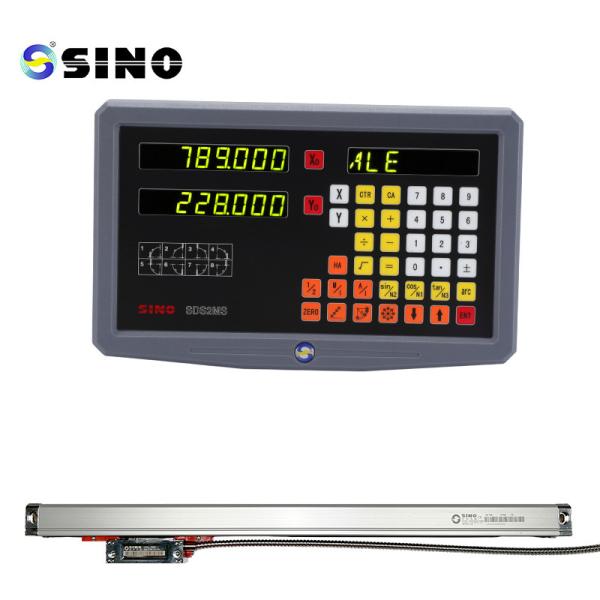 Cheap SDS2MS SINO Digital Readout System Display DRO Kit Two Axis Glass Linear Scale Encoder for sale
