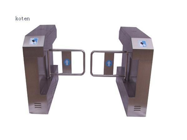 Cheap Custom Automatic Electric Swing Barrier Gate with Mifare Reader Two Way for sale