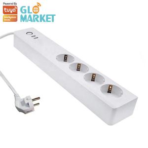 China Individual Control Universal Smart Wifi Plug Alexa Google Tuya Smart Power Socket Plug on sale