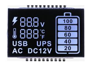 Best Pin Connector Monochrome LCD Display Custom Size VA Black White Display wholesale
