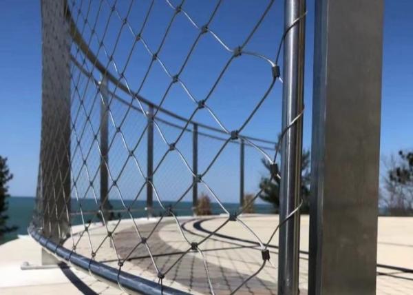 Cheap 25mm*25mm Opening Aviary Netting 7*7 Cable Aviary Mesh PVC Coated for sale
