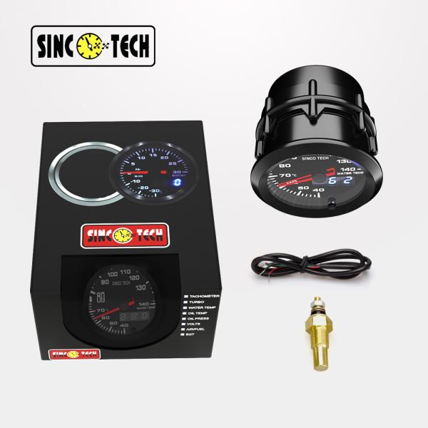 Cheap 7 Color Sinco Tech Dash 636 Sensor Water Temperature Gauge for sale