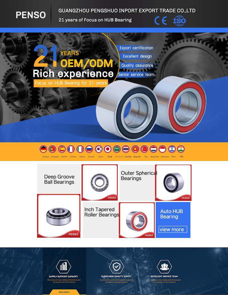 Auto Bearing Wheel Bearing Dac30630042 Dac3063W-1 30bwd01 90080-36011 Wheel Hub