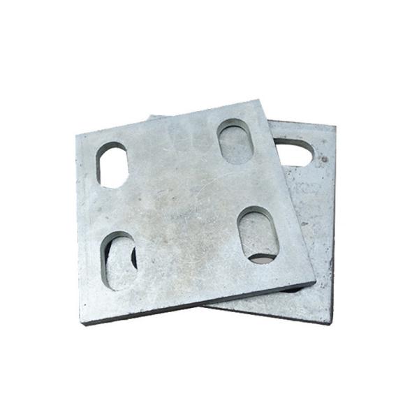 Cheap 4 Hole Galvanized Embedded Plate With Round/Square/Rectangular Shape for sale