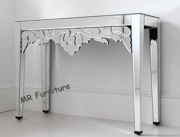 Cheap Venetian Style Mirrored Console Table 100 * 38 * 80cm / Customized Size for sale