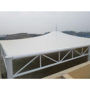 China 950gsm 1050gsm Architectural PVC Tensile Fabric Structure on sale