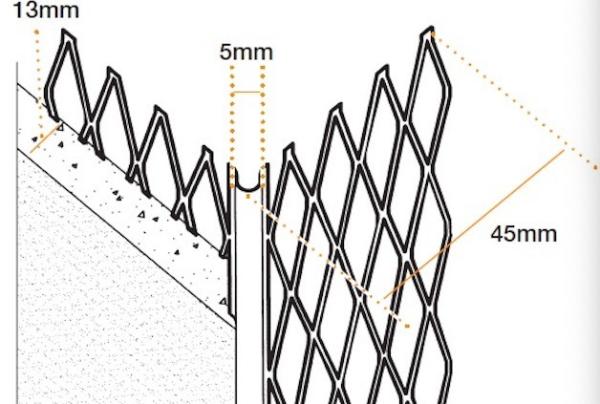 Cheap Expanded Plaster Metal Mesh 2m Length 0.3mm Thickness Wire Mesh For Plastering Corners for sale