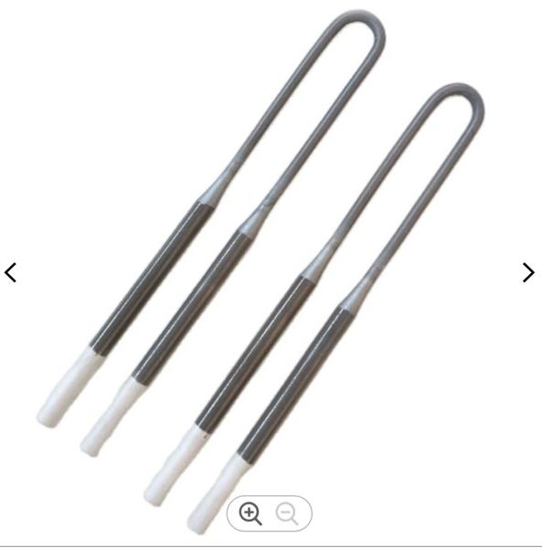 Cheap 1800C High Temperature MoSi2 Heating Elements For Glass Melting for sale