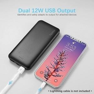 Cheap 14mm USB Wireless Portable Power Bank Charger For Iphone 218g for sale