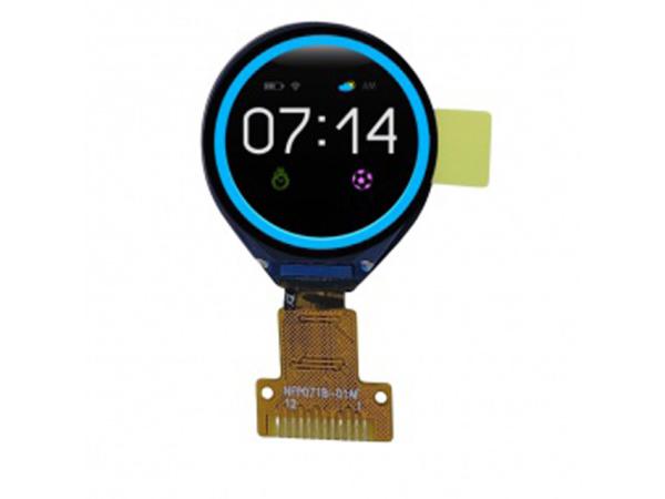 Cheap 0.71 Inch Round TFT Display Module 160x160 Resolution 350c/d  Free View Angle  SPI Interface for sale