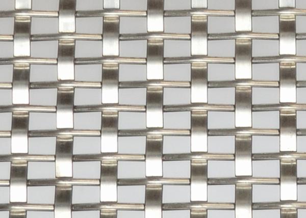 Cheap SS316 Natural Colour Weave Mesh Decorative Wire Mesh Panel For Architectural Woven Wire Mesh for sale