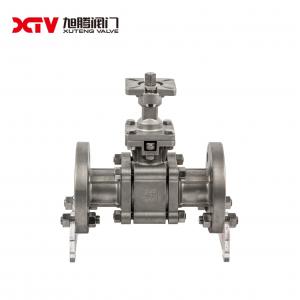 Best Return refunds 900lb 3PC High Pressure Forged Steel Ball Valve Straight Through Type wholesale