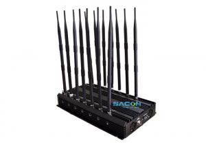 Best 14 Channels Powerful Cell Phone GPS Jammer 35w Block 2G 3G 4G WiFi VHF UHF wholesale