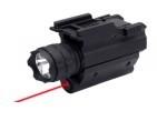 Cheap Red laser flashlight with cree LED light for sale