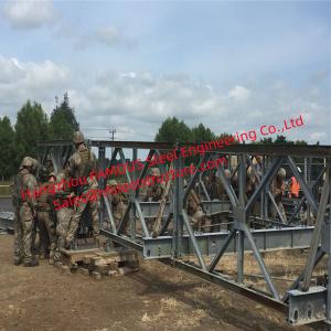 China Pre - Engineered Modular Military Pontoon Bailey Bridge Heavy Load Capacity on sale
