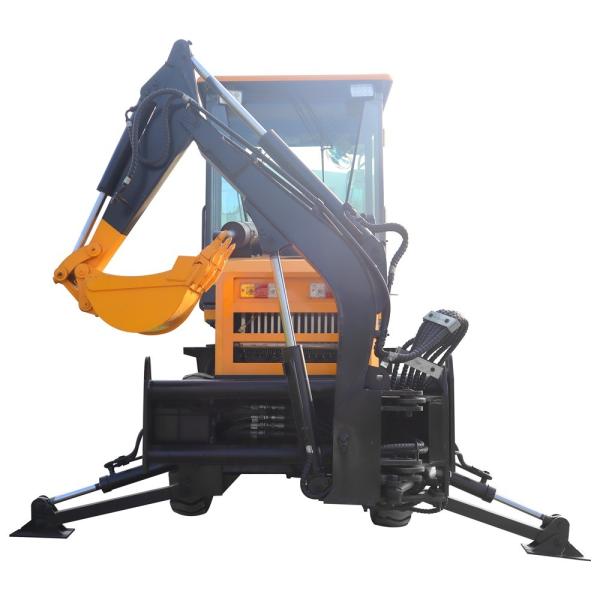 Cheap 4x4 Attachment Front End Loader With Backhoe Mini Backhoe Loader for sale