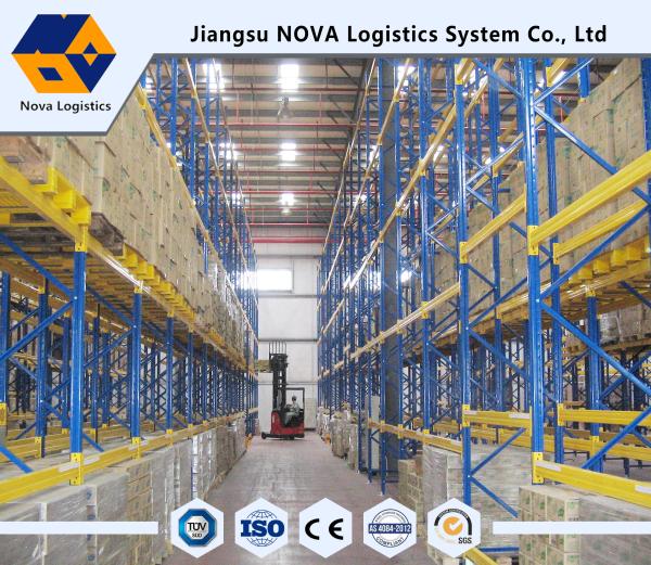 Cheap Warehouse Storage Heavy Duty Pallet Racking System , Loading Capacity 4000kg / Layer for sale