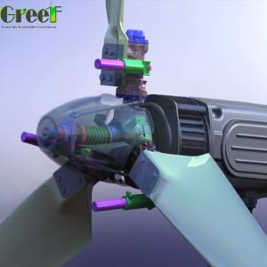 Auto Brake Pitch Regulated Wind Turbine Small 5kw 220V For Home