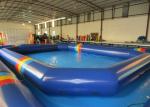 Attractive Inflatable Water Games Giant Outdoor Inflatable Pool 8 * 8 * 0.65m 0