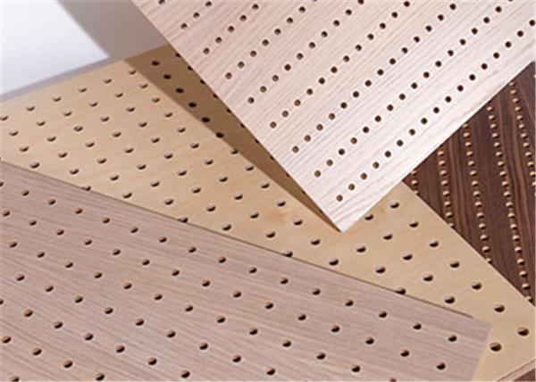 Cheap 6ft Width 10mm MDF Pegboard For Noise Reduction for sale