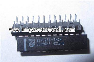 Cheap MCU Microcontroller Unit S87C751-1N24 -  - 80C51 8-bit microcontroller family 2K/64 OTP/ROM, I2C, low pin count for sale