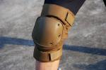 Tactical khaki knee and elbow pads/military pads