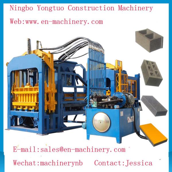 Cheap Economical PLC Control System automatic 4-15 Cement Concrete Block Making Machine for sale