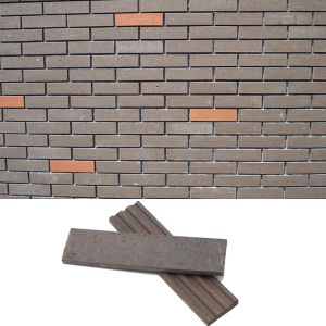 Best Grey Split Face Brick Wall Thin Brick Deacorative Tiles Durable Exterior &amp; Interior Wall Cladding for Modern &amp; Traditional Building Facades wholesale