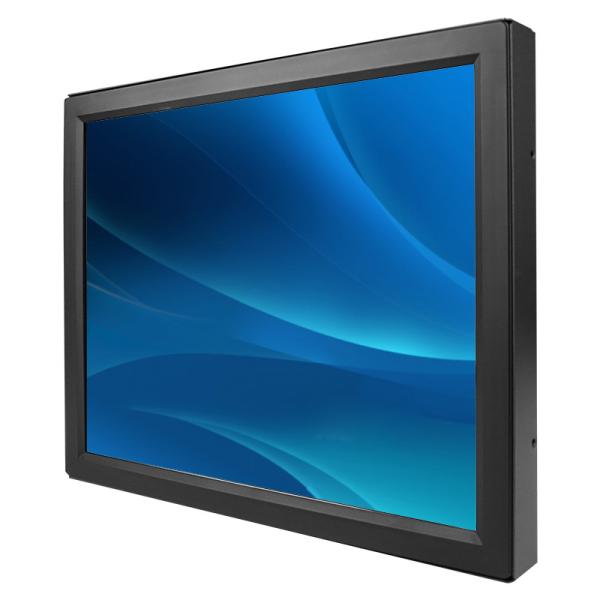 Cheap 420cd/m2 LCD Panel 15" Touch Screen Monitor With VGA DVI Video Input for sale