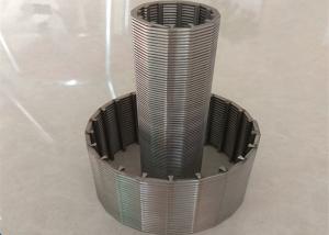 China Vee-Shaped Wrapped Wire Johnson Wedge Wire Screens For Water Supply Systems on sale