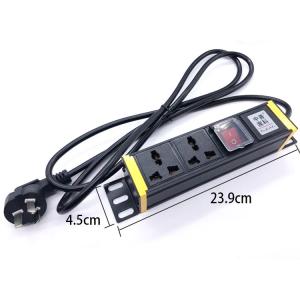 China Lithium alloy PDU Cabinet 2 ,6 outlets Power Strip  Universal  Extension Socket Appliance on sale
