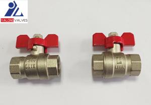 Best Dn15 Forged Brass Ball Valve T Handle Chrome Plated wholesale