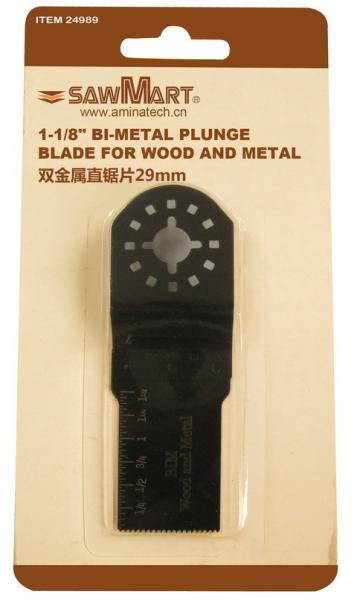 Cheap 1-1/8 in. Bi-metal Oscillating Multi-Tool plunge blade for wood and metal for sale