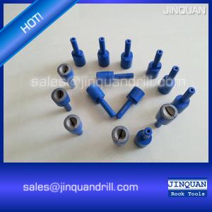 diamond grinding pins for sharpening hemispherical and ballistic DTH button bits