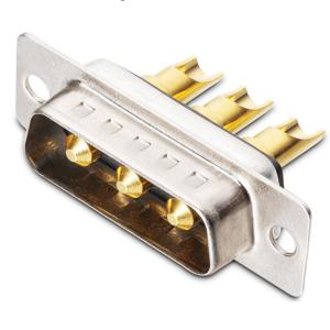 Best 3w3 power D-SUB connectors combo hold on 10/20/30/40 amps type plug male pin solder for cable assembly wholesale