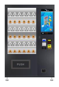 China Easy Load Interactive Vending Machine , Large Capacity Touch Screen Pop Machine on sale