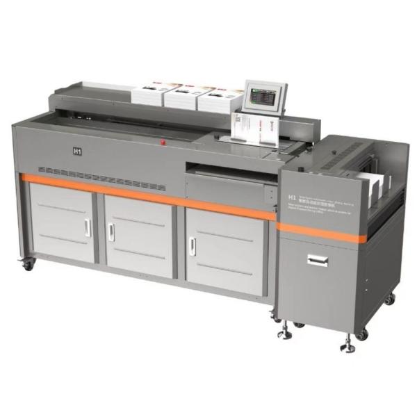 Cheap H1 A1 Intelligent Double Running Book Cover Glue Binding Machine For Indentation for sale
